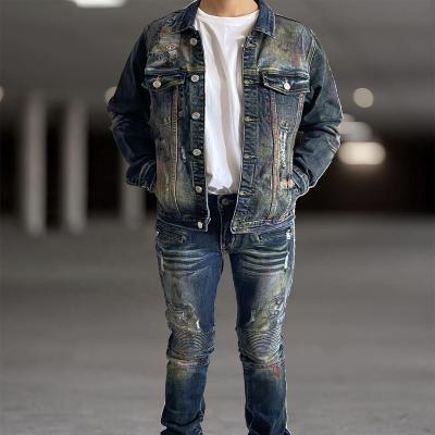 China High Quality Hip Hop 2-14 Years Fashion Kids Denim Clothing Kid's Jeans Kid's Jacket RTS NO MOQ for sale