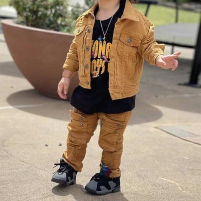 China Hip Hop Boys Youth Kids Denim Pants Sets Boys Jeans Sets New Arrival Kids Clothing Jeans For Boys 7 To 2021 Years for sale