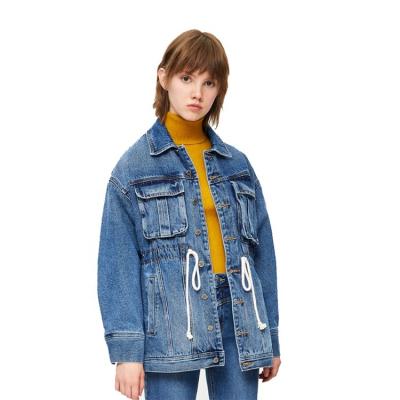 China Autumn Spring New Fashion Women Breathable Long Sleeve Denim Coat Jacket Ladies Fashion Tops Winter Splice Warm Coat for sale