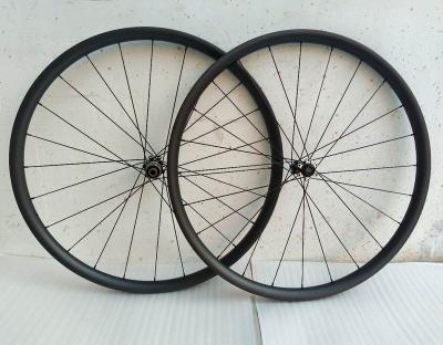 China 26 Inch Lightweight 27/30 Rim Mtb Wheel 26 Mountain Bike Carbon Fiber Wheeset for sale