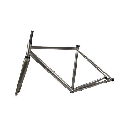 China High Quality Hot Sale China Gravel Cycle Gravel Light Weight Frame 53CM Steel Frame For 20 Speed ​​Bike for sale