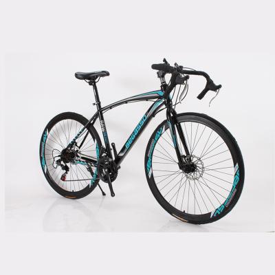 China 2021 Steel In Stock Cheap Price Carbon Road Bike Inner Paint 700C Adult Sports Cycle Road Bike for sale