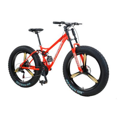 China 26*4.0 MTB Snow Bike 7/21 Steel Tire Big Tire Best Price Fat Bike Fat Bike for sale