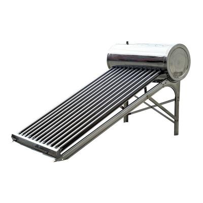 China Heat Pipe Outdoor Compact Pressurized Vacuum Tube Solar Water Heater for sale