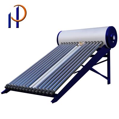 China Household Modern Design Small Heat Capacity High Pressure Vacuum Tube Solar Water Heater for sale