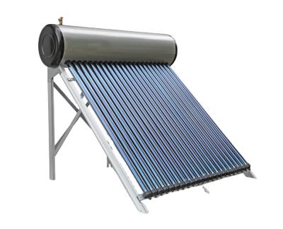 China 100 Liter High Household Pressurized Stainless Steel Solar Water Heater for sale