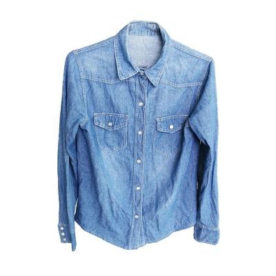 China Paper Second Hand Clothing Pretty Wholesale Mens Long Sleeve Shirts Formal Mens Used Office Clothes for sale