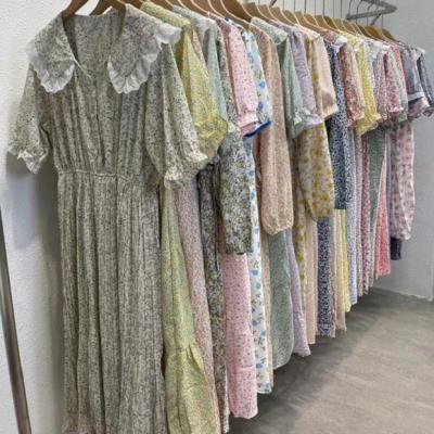 China Korean popular summer children/ladies/women used loose dresses for sale