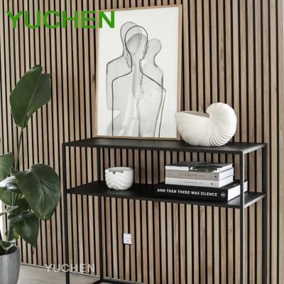 China Highly Effective Sound Absorption 600*600mm Akupanel Acoustic Panels Wood Wall Board Wood Slat Wall Panel Acoustic Felt Akustik Panel Akupanel for sale