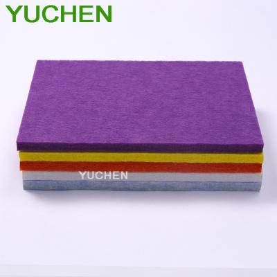 China Highly Effective Sound Absorption 9mm /12mm Eco High Density Polyester Fiber Acoustic Panel PET Felt Sound Absorbing Ceiling 100% Polyester Fiber Acoustic Panels for sale