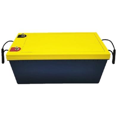 China Camping home appliances deep cycle rv marine off grid lifepo4 lithium battery pack 12V 300ah for sale