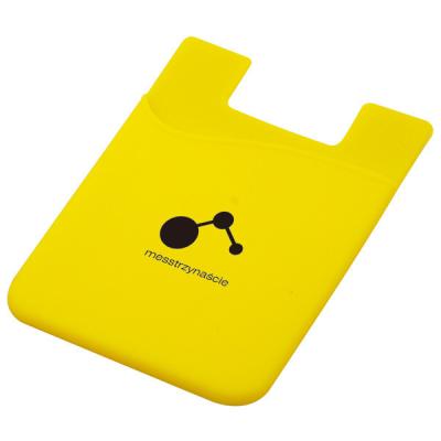 China Durable Business Card Holder Silicone Phone Holder Case Credit Card for sale