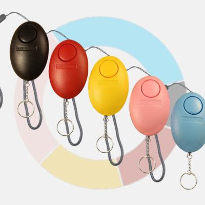 China High Quality Plastic Personal Safe Heart Alarm Personal Children Safety Alarm ABS Sound Key Chain With Led Light for sale