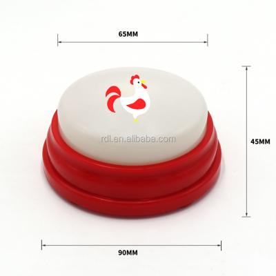 China For gits and toys Mini Recordable Fashion Talking Sound Wholesale Custom Plastic Button For Pet for sale