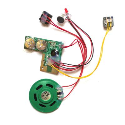 China Europe ODE/ODM photosensitive sound sound audio music board recorder chip and greeting card voice recorder module for sale