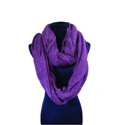 China Wholesale Acrylic Wool Nylon Ready To Ship Acrylic Wool Nylon Blended Circular Knit Ladies Women Winter Fashion Seamless Snood Scarves for sale