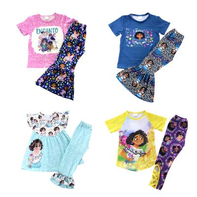 China Boutique Girl Bell Casual Pants Set Encanto Kids Dress Up Set for sale