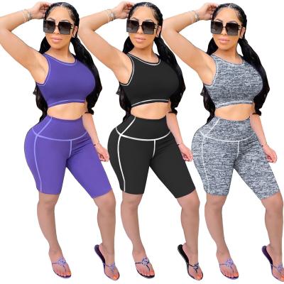 China New breathable jofz1506 yoga two-piece clothes sets running exercise sports women workout yoga sets fitness for sale