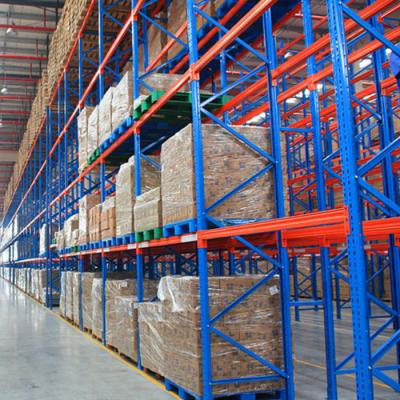 China Warehouse Storage Double Deep Pallet Racking with Loading Capacity 500-5000kg/level for sale