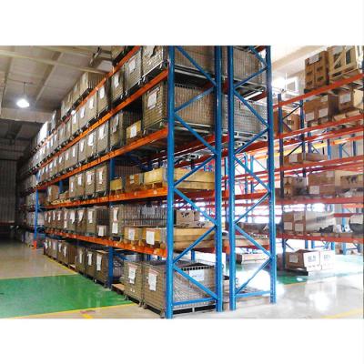 China Sistema de almacenamiento de pallets de carga pesada selectivo naranja Estante de almacenamiento para estanterías en venta