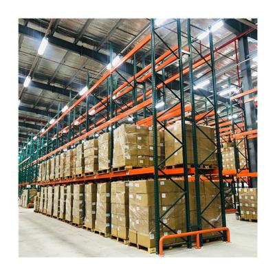 China 500-5000kg/Level Loading Capacity Q235B Heavy Duty Metal Storage Pallet Racks Upright for sale