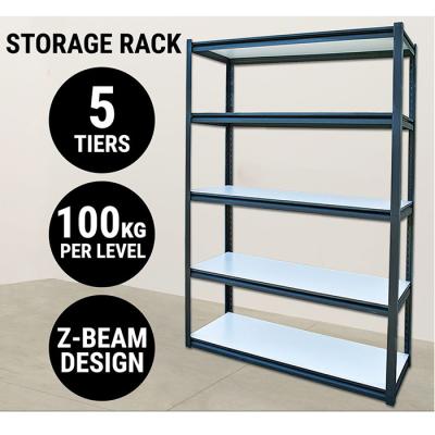 China Practical Stacking Rack Durable 5 Tiers Boltless Storage Racking for Light Duty Needs for sale