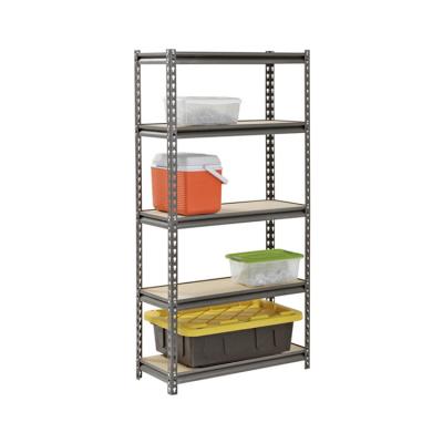 China Living Room Home Anaqueles Storage Boltless Rack Shelves Heavy Duty Metal Steel Shelf for sale