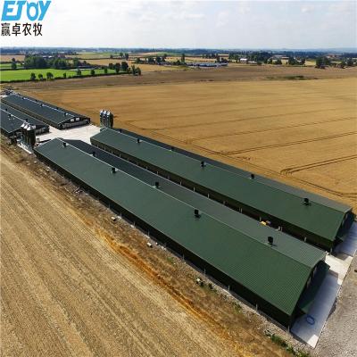 China One Stop Service Poultry House Equipment Closed System With Full Set Chicken Poultry Farm Equipment for sale