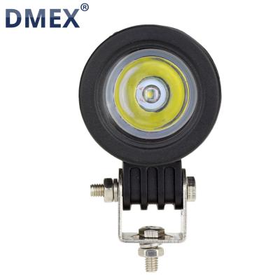 China Matrix-costing Waterproof Alloy DMEX IP 67 Round 10W Car LED Running Light 12V Off Road Light for sale