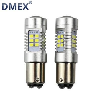 China Brake Light DMEX 12V 24V 21SMD 2835 LED S25 LED 1157 BAY15D BAY 15D P21/5W Car LED Bulb Brake Light Reversing Tail Backup Light for sale