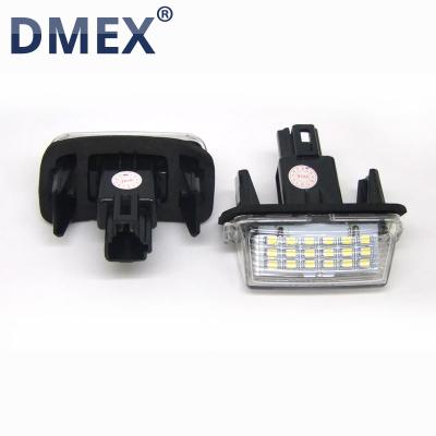 China High Quality License Plate Light DMEX Radio In Law Car LED Number Plate Light For Toyota Yaris for sale