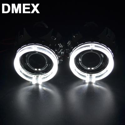 China DMEX 80MM LED 95MM Waterproof Angel Eyes Ring Colorful Bi-Xenon HID Projector Lens Angel Eyes Light 80MM/95MM for sale