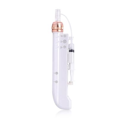 China Wrinkle Remover No Needle Gun Mesotherapy Gun Free Mesotherapy With Led Skin Rejuvenation Vibration Massage Machine for sale