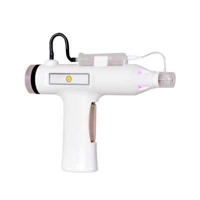 China Skin tightening high quality 2 in 1 needlefree gun injector meso pen with 3 colors led light for sale