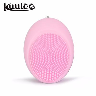 China Skin Tightening Silicone Waterproof Electric Skin Care Brush Facial Cleansing Brush for sale