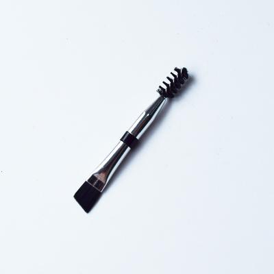 China Angular Blush Two Sides Small Eyebrow Brush Eyelash Makeup Tool for sale