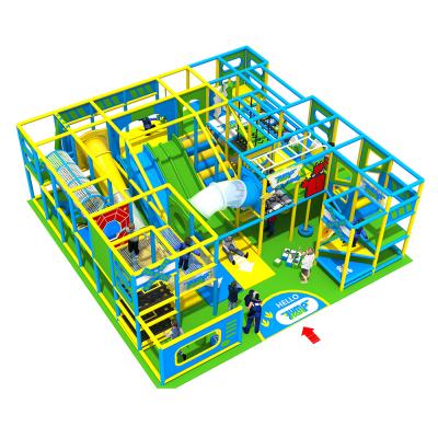 China Plastic Playground Kids Games Pits Commercial Kids Soft Kafe Course Ball Pool Obstacle Indoor Playground for sale