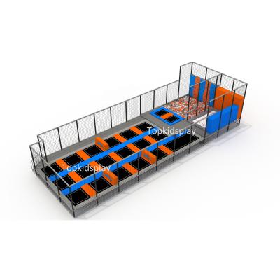 China With Protective Net Professional Gymnastics Indoor Rectangle Trampoline Customized Fitness For Kids for sale