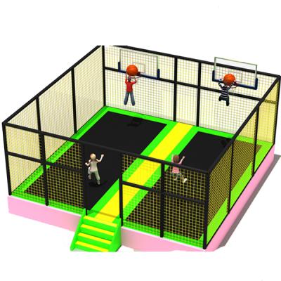 China indoor amusement parks kids amusement trampoline park 3-12years for sale