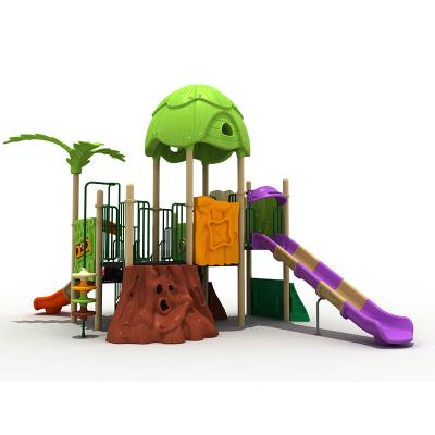 China Park Used Commercial Playground Equipment Sale , SGS Playground Widely Used Kids Plastic Slide Swing for sale