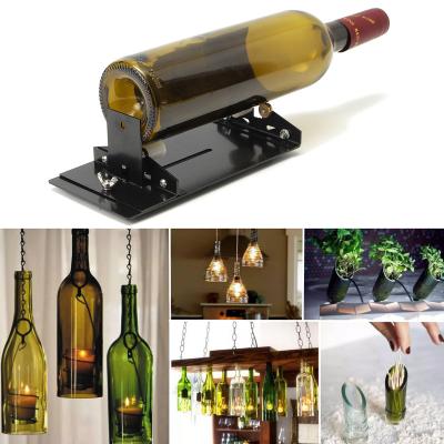 China Glass Size Adjustable Glass Bottle Cutter Machine Cutting Tool Wine Beer Glass Cutter for Winebottle Jar Recycle DIY Craft Tools Home Decor for sale