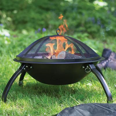 China Pit Garden Patio Wood Log Fire Outdoor Heating BBQ Grill Camping Brazier Stove for sale