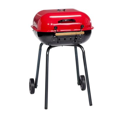 China Easily assembled 21 inch charcoal grill, with adjustable cooking grate for sale