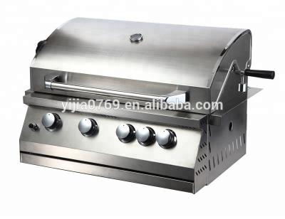 China Easily Assembled 4-Burner Gas Grill With Side Burner With CE Certification for sale