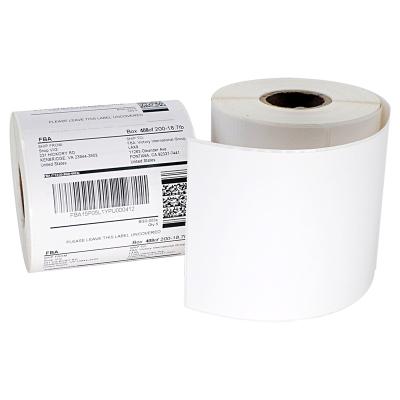 China Rolls 4X6 Rolls 4X6 Waterproof Fast Thermal Paper White Adhesive Sticker Label Sticker Label Delivery 4*6 A6 Inch Waterproof Shipping Labels for sale