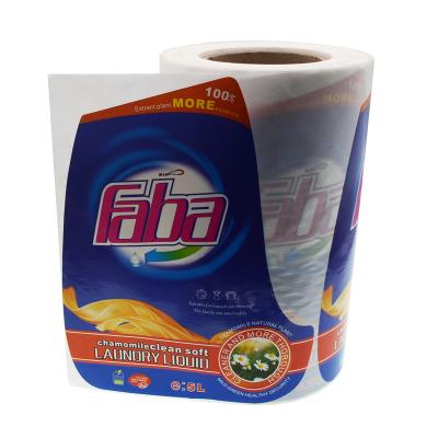 China Self-adhesive Waterproof White Plastic Packaging Bottle Self-adhesive Waterproof Factory Gloss Laundry Label Printing Private Label Sticker for sale