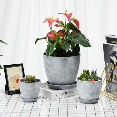 China Eco-friendly Modern Plant Pot Custom Logo Large Flower Pots Outdoor Indoor Flower Pots for sale