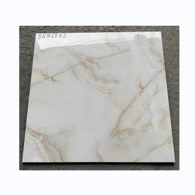 China 600x600 Metal Tiles Marble Glazed Ceramic Tile for sale