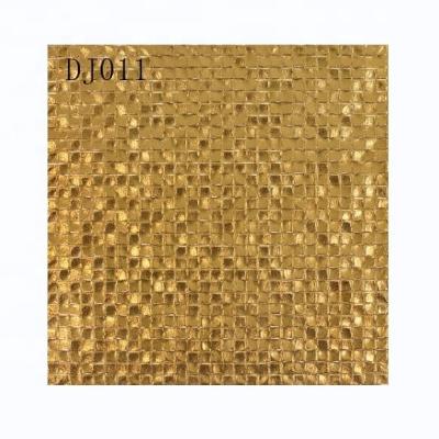 China Glazed Metallic Ceramic Tiles 300x300 Luxury Tiles For Flooring With Gold Mosaic Tile for sale