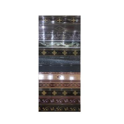 China Glazed Ceramic Border 20x7 30x8 30x10 25x8cm Metallic Tiles New Design for sale